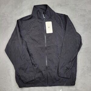 Fabletics Jacket Men Medium Track Coat Cleo Lightweight Pockets Semi Sheer Adult